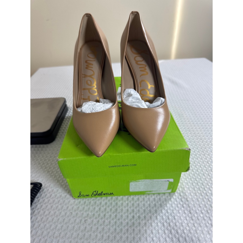 Sam Edelman Pump Women 7.5 Hazel Sand Leather NIB